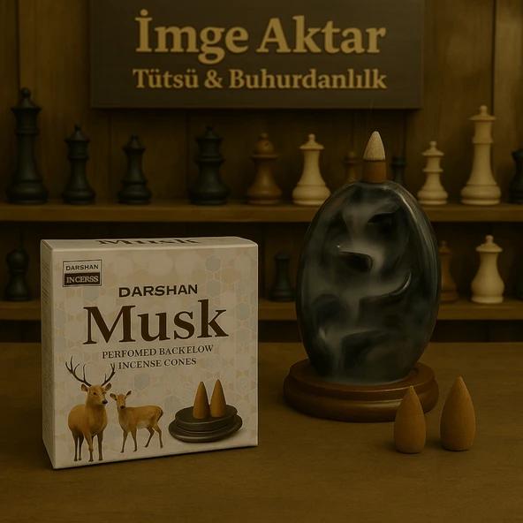 Darshan İncense Musk Geri Akış Tütsü 10 Adet