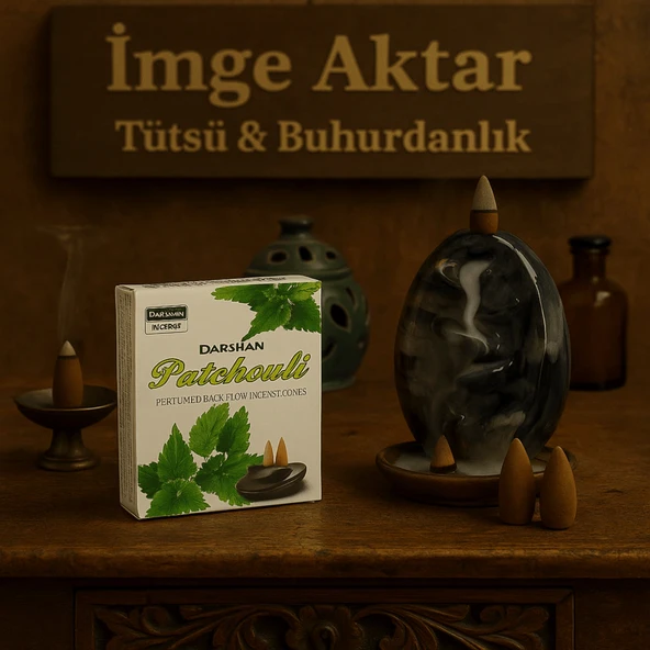 Darshan İncense Paçuli Geri Akış Tütsü 10 Adet