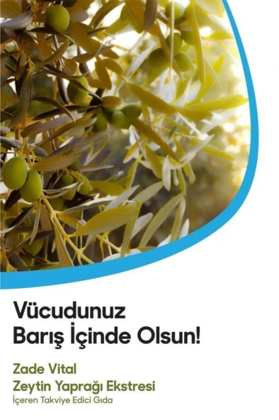 Zade Vital Zeytin Yaprağı Ekstresi 60 Kapsül - 3