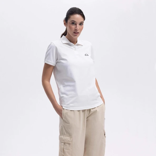 Ellesse Kadın Kırık Beyaz Polo Yaka Tişört – EF393-OF - 3