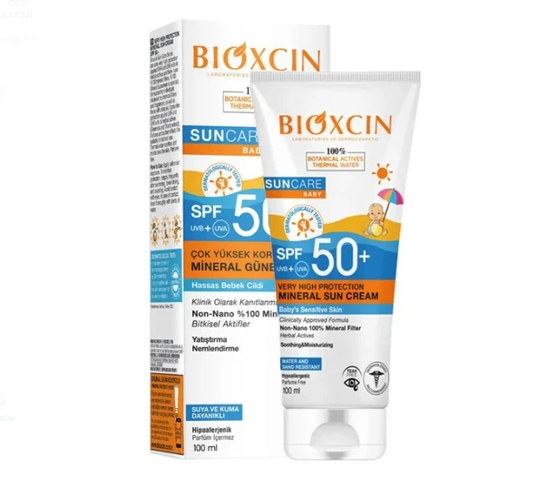 Bioxcin Sun Care Baby Minarel Güneş Kremi Spf 50 100 ml