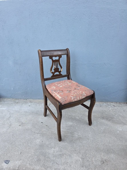 Vintage Masif Ahşap Yemek Sandalye (1 Adet) AC02 - 2