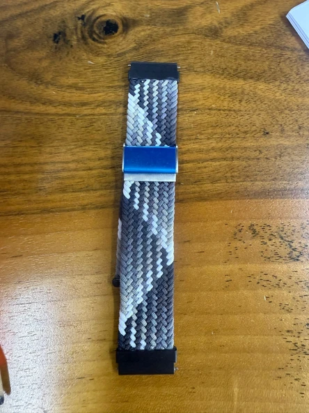 Galaxy Watch 46mm Kordon 20mm sıyah grı