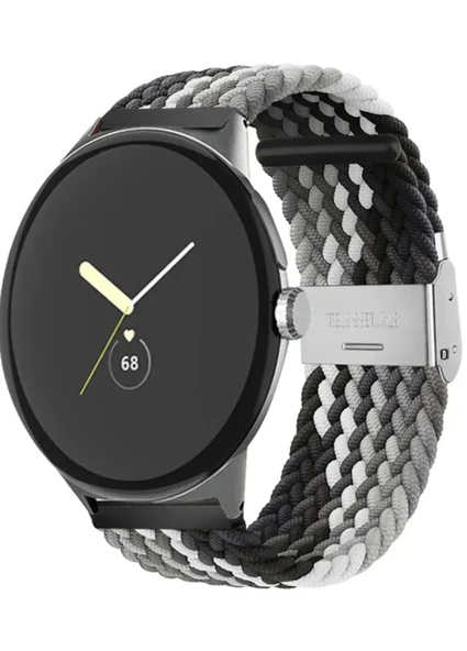 Galaxy Watch 46mm Kordon 22mm sıyah grı - 4