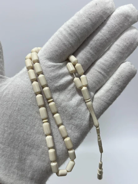 Kesme Fildişi Tesbih 11,79 Gram - Koleksiyonluk Fil Dişi Tespih ürün görseli