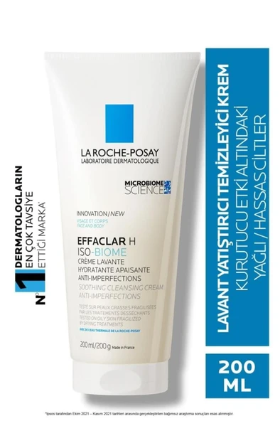LA ROCHE POSAY Effaclar H Iso-Biome Creme Lavante 200 ml