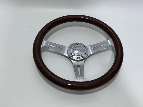 Kyostar Universal Klasik Ahşap Direksiyon Simidi 350mm KD8237SR - 3