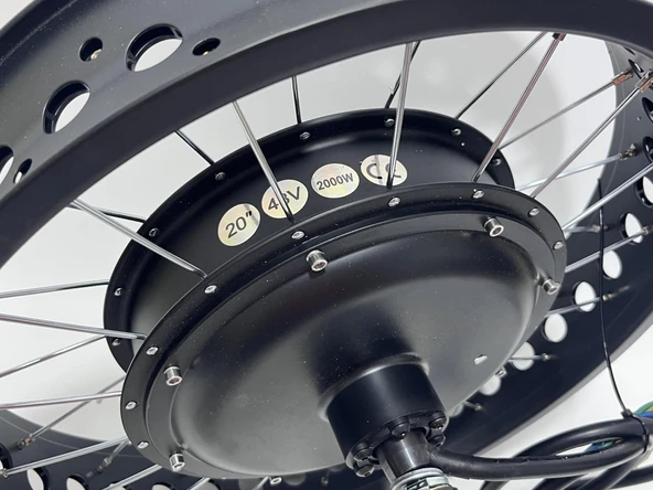 Elektrikli Bisiklet Dönüşüm Kiti 20'' 48V 2000W - Resim 5