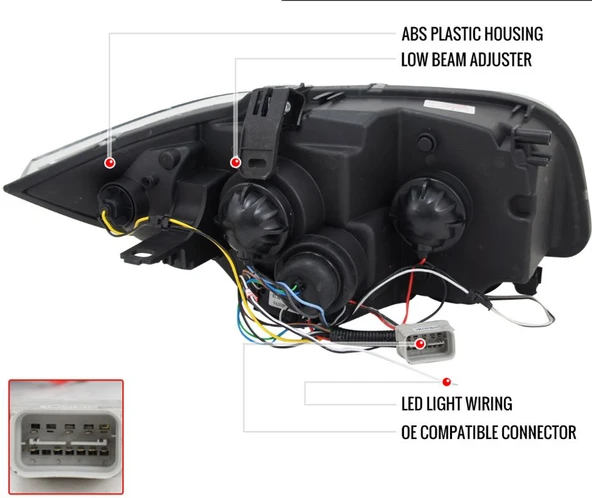 Bmw E81 E82 E87 E88 Ön Far Takımı 2LHP-E8708-TM - 4