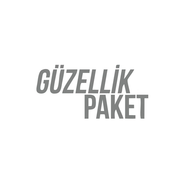 Güzellik Paket Araba Sticker 17x17 Cm Gri