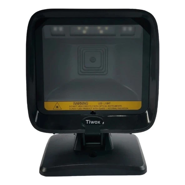 Tiwox VS-6000 2D Masaüstü Tipi Laser Karekod USB Kablolu Barkod Okuyucu