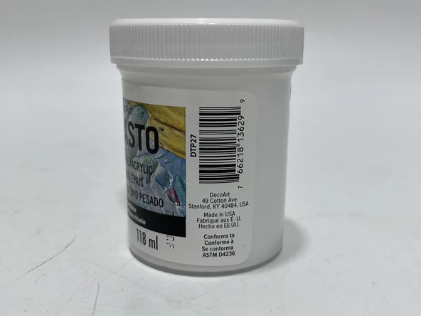 Decoart Impasto Titanium White Beyaz Akrilik Boya 4oz DTP27 - 3