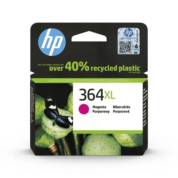 HP 364XL Magenta Kırmızı Yüksek Kapasite Kartuş CB324EE