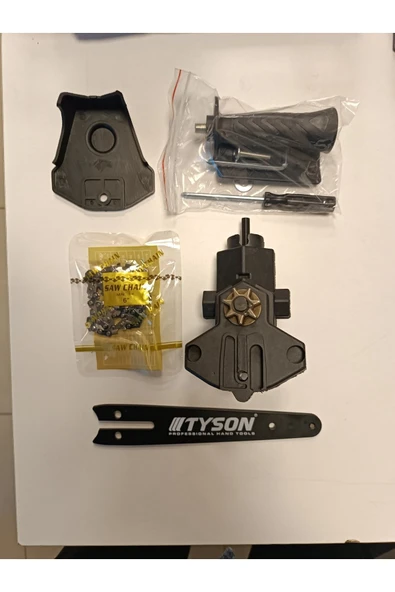 TYSON Zincirli Dal Budama Testere Aparatı (18 BIÇAKLI) 6-13 Mm Madrenli Matkaplar Için - 5