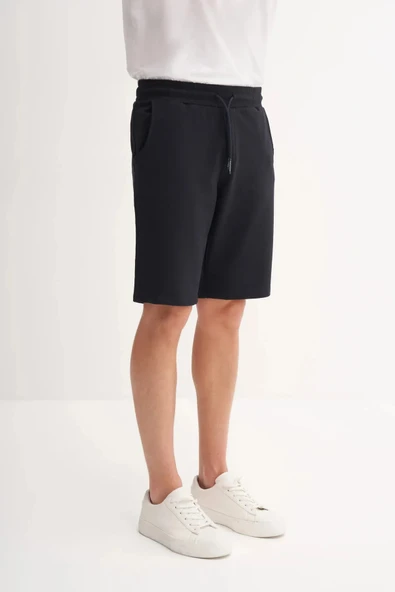 Cazador Slim Fit Dar Paça Likralı Örme Bermuda Şort 6082 - 2
