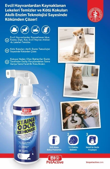 Bio Pet Active Stain Odor Remover Koku Silici Leke Temizleyici - 2