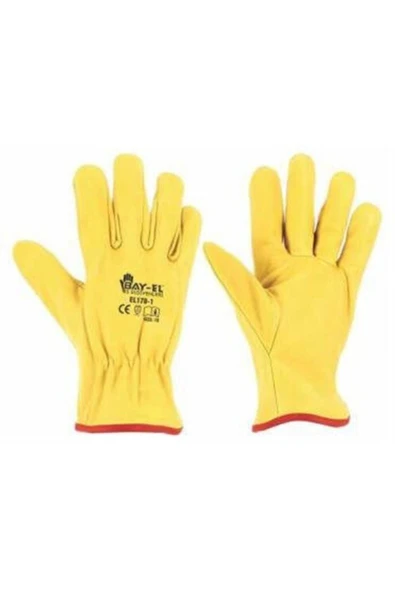 BAY-EL DERİ ELDİVEN SARI NO:10 (EL-400)