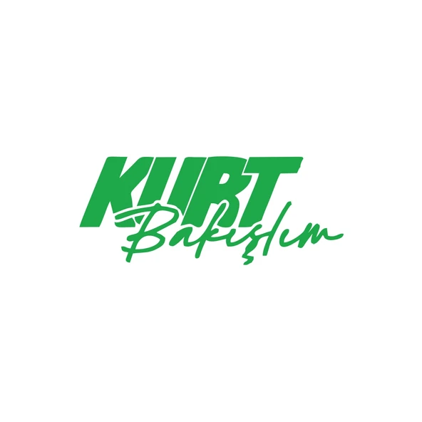 Kurt Bakışlım Araba Sticker 17x17 Cm Yeşil