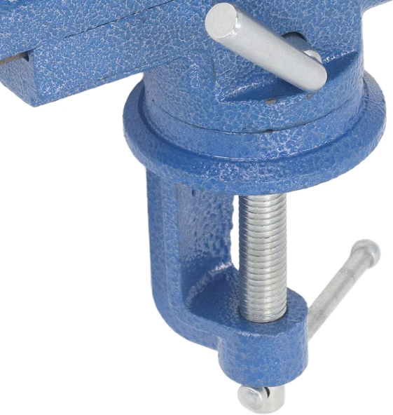 Masa Mengenesi 50 mm Mobilya Tezgah Dönerli Tabla Taban Metal Döküm İşkence Kıskaç Mini Ahşap Kanca - 10