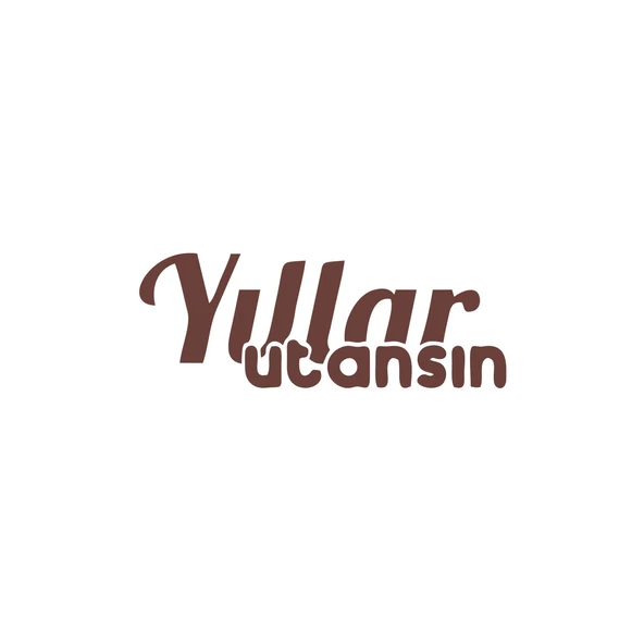 Yıllar Utansın Araba Sticker 17x17 Cm Kahverengi