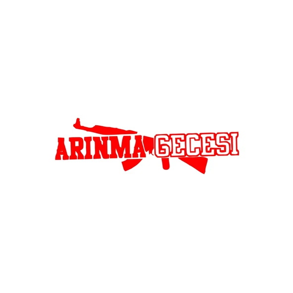 Arınma Gecesi Araba Sticker 17x17 Cm Kırmızı