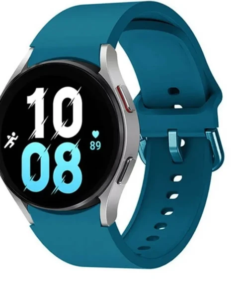 Samsung Galaxy Watch Fe / 4 / 5 / 5 Pro / 6 / 7 40 42 44 46mm Pim Tasarım Tam Uyumlu Silikon Kordon