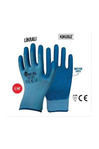 Baytec Komfort İş Eldiveni Likralı Kokusuz No:10