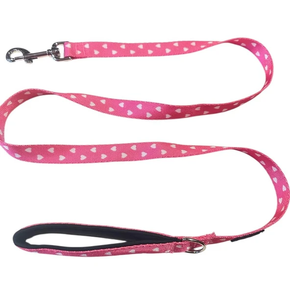 C&P Cute Pink Köpek Gezdirme Kayışı 120 cm x 2 cm