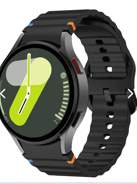 Samsung Galaxy Watch 7 uyumlu sılıkon kordon