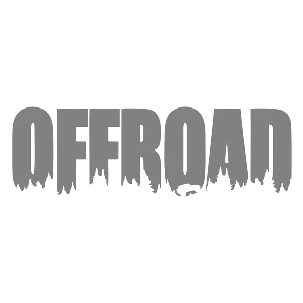 Offroad Araba Sticker 17x17 Cm Gri