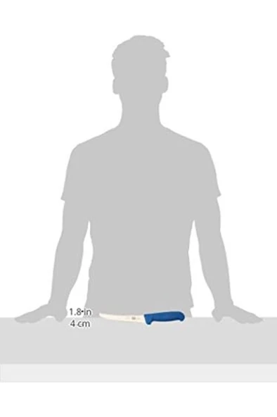 Victorinox 5.6502.15 15cm Mavi Kavisli Geniş Ağız Sıyırma Bıçağı (7611160509642) - 2