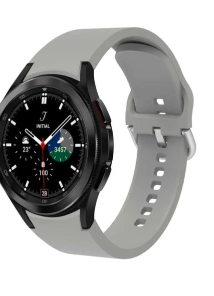 Samsung Galaxy Watch Fe / 4 / 5 / 5 Pro / 6 / 7 40 42 44 46mm Pim Tasarım Tam Uyumlu Silikon Kordon 20mm