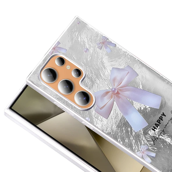 Samsung Galaxy S25 Ultra Kılıf Desenli Mep Kapak - Resim 11