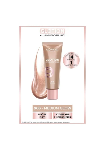 L'Oreal Paris Glotion All-ın-one Doğal Işıltı 903 - Medium Glow 40 ml