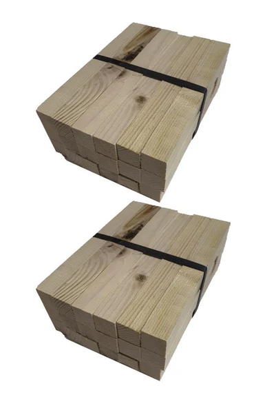 Fırınlanmış Tutuşturma Tahtası 18'li x 2 Paket