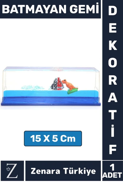 Premium Yüksek Kaliteli Dayanıklı Hediyelik Denizcilik Koleksiyon Dekoratif Çok Şık BATMAYAN GEMİ