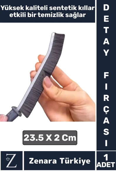 Premium Ergonomik Mutfak Banyo Lavabo Otomobil Derz Sentetik Kıllı İnce Detaylı Temizlik Fırçası