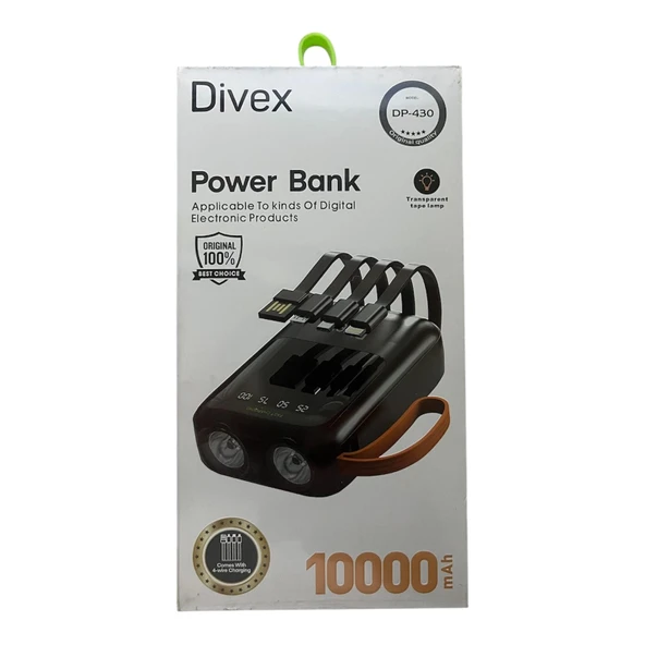 Divex DP-430 10.000 mAh Powerbank