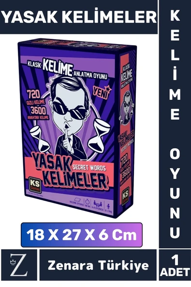 Eğlenceli Zeka Dil Becerisi Kelime Dağarcığı Geliştirici Takım Oyunu Secret Words YASAK KELİMELER ürün görseli