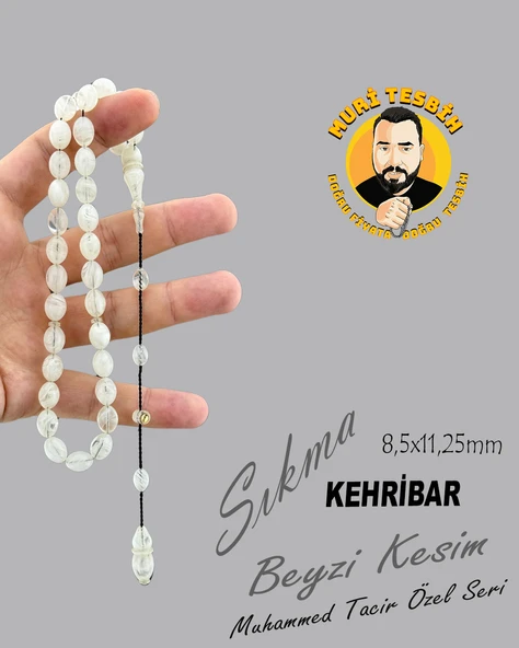 MUHAMMED TACİR ÖZEL SERİ SIKMA KEHRİBAR BEYZİ KESİM 8,50X11,25