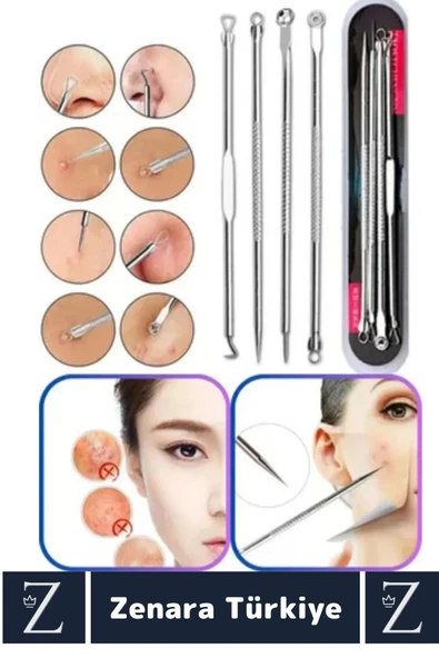 Premium Tüm Ciltler İçin Uygun Yüz Bakım Siyah Nokta Temizleyici 4 in 1 Set - 2