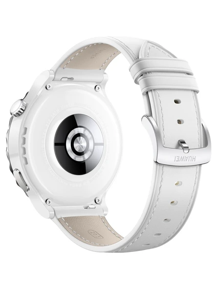 Huawei Watch Gt3 Pro 43MM Seramik Kasa - Beyaz Deri ''TEŞHİR'' - 4