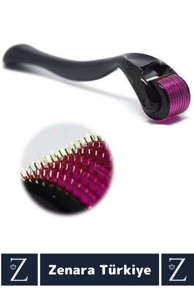 Premium 1.00 Mm 540 Titanyum İğneli Cilt Yenileyici Pürüzsüz Cilt Bakım Güzellik Aleti Derma Roller - 2