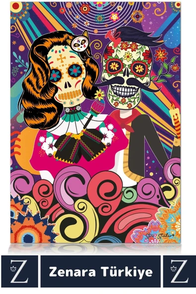 Premium Eğlenceli Eğitici Görsel Algı Problem Çözme Becerisi PUZZLE 1000 Parça MÜKEMMEL AŞK - Resim 2