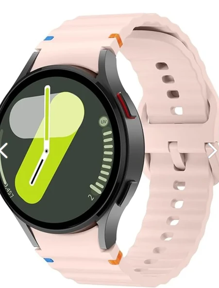 Samsung Galaxy Watch 7 uyumlu sılıkon kordon