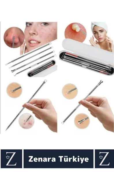 Premium Tüm Ciltler İçin Uygun Yüz Bakım Siyah Nokta Temizleyici 4 in 1 Set - 3