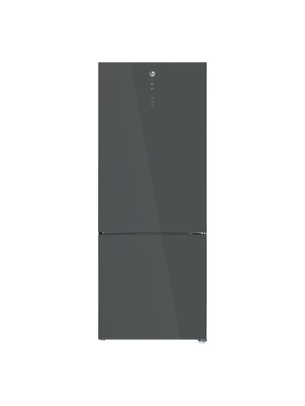 HooverHOCG5T718EN1 E Enerji Sınıfı 442 Lt No Frost Cam Antrasit Buzdolabı