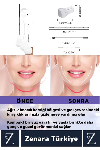 Günlük Kullanım Suya Dayanıklı İpli Yüz Kaş Göz Vücut Gıdı Gerdirme Bantı 3'lü Özel Set 20 Adet - 3