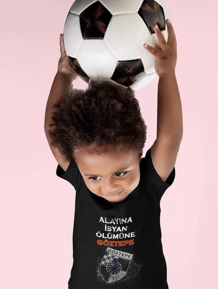 Çocuk Göztepe Alayına İsyan Kısa kollu bisiklet yaka t-shirt - Tişört - 7