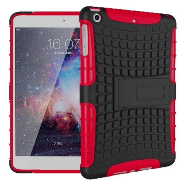 Apple iPad 5. Nesil / 6. Nesil Uyumlu Standlı Tank Tablet Kılıfı Özel Zırh